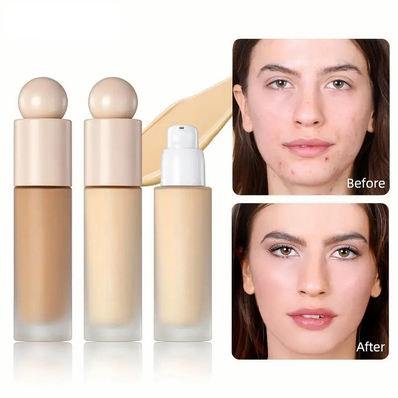 Matte Brightening Oil Control  Liquid Foundation Concealer