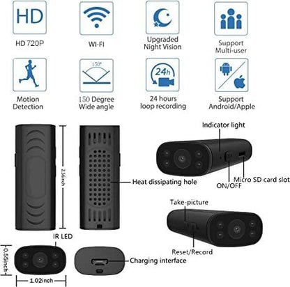 [2023 New Arrival]HD Wireless Wifi Camera Security Camera Enhanced Night Vision