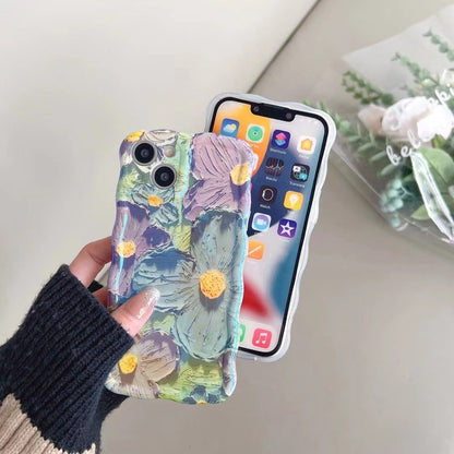 🔥🔥iPhone Colorful Oil Painting Exquisite Phone Case