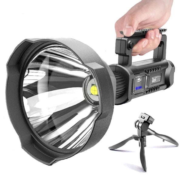 ⏰Promotion 49% OFF - Rechargeable Handheld Spotlight Flashlight 90000 High Lumens