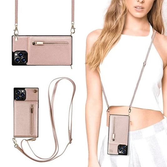 (2023 HOT SALE - 48% OFF)Crossbody Wallet iPhone Case-Credit Card Holder-BUY 4 GET EXTRA 15 % OFF & FREE SHIPPING🔥🔥