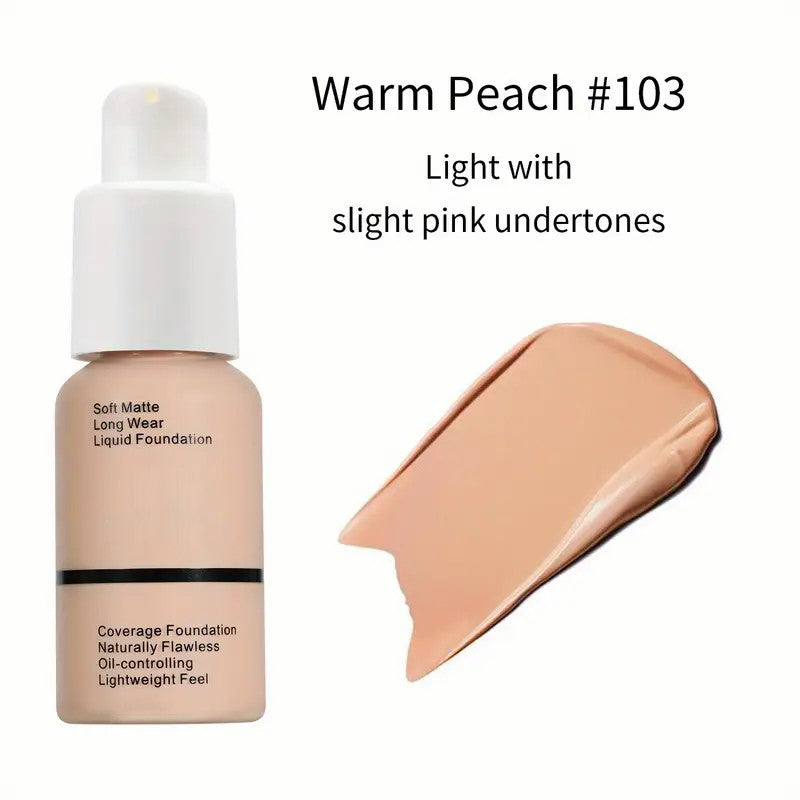 Matte Silky Full Coverage Liquid Foundation