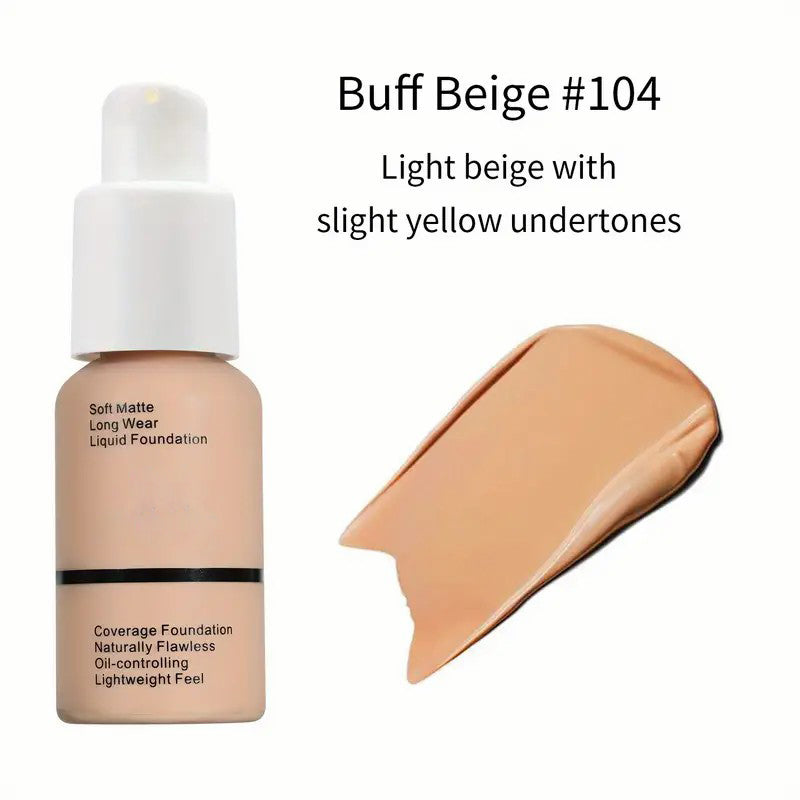 Matte Silky Full Coverage Liquid Foundation